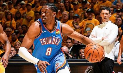OKC Thunder vence Indiana Pacers e empate série na final da NBA