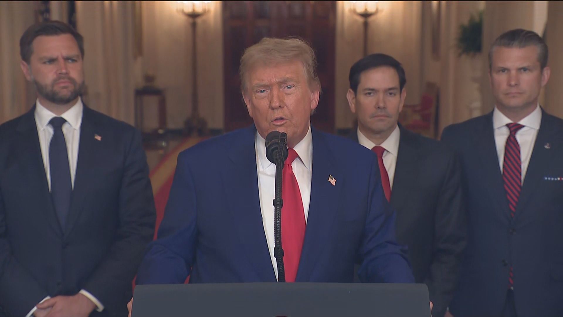 Trump faz pronunciamento sobre ataques dos EUA ao Irã