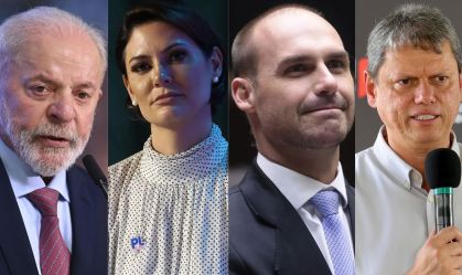 Paraná Pesquisas: Lula empata com Michelle, Eduardo e Tarcísio em 2º turno