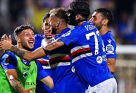 Sampdoria evita rebaixamento após confusão em jogo e vence Salernitana