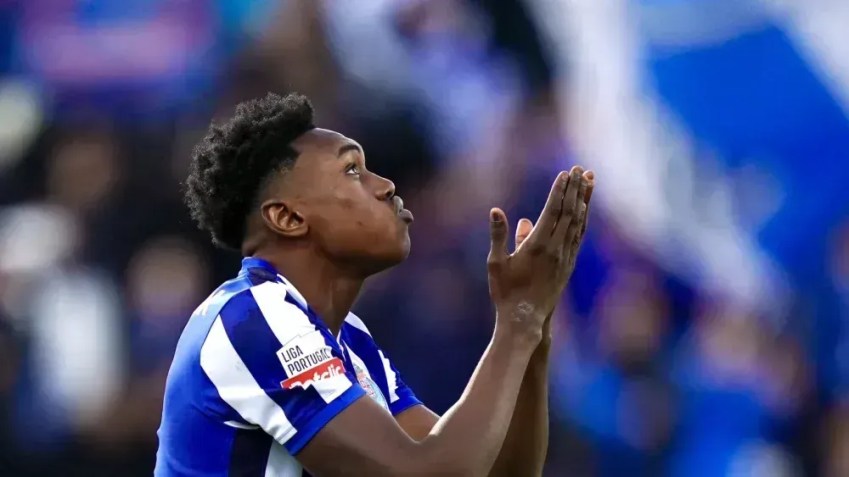 Samu Aghehowa, atacante do Porto • Porto FC / Redes Sociais