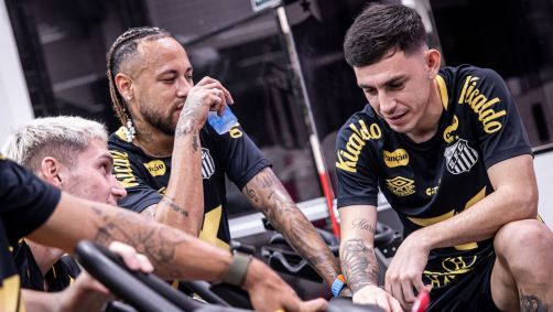 Jogadores do Santos retornam das férias