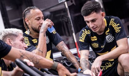 Com Neymar, elenco do Santos volta das férias e inicia intertemporada