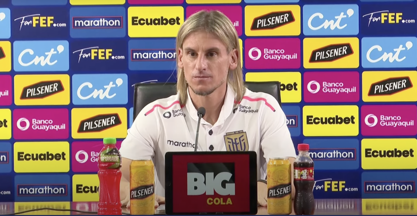 Sebastián Beccacece, treinador da Seleção do Equador