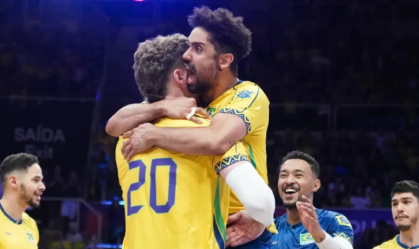 Vôlei: Brasil atropela Eslovênia e vence mais uma na Liga das Nações