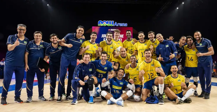 Seleção Brasileira está nos EUA em disputa na VNL