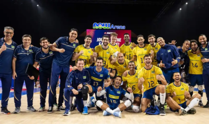 Brasil encara Itália para manter liderança na Liga das Nações de Vôlei