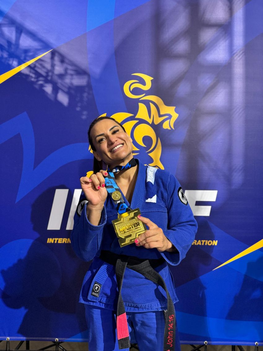 Simone Pinheiro é destaque no jiu-jitsu mundial • Reprodução/Instagram