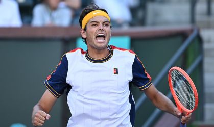 Taylor Fritz em ação