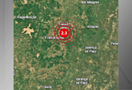 Terremoto de magnitude 2,3 na Escala Richter atinge o Piauí