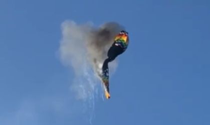 Maçarico causou incêndio em balão que caiu em Praia Grande (SC), diz piloto