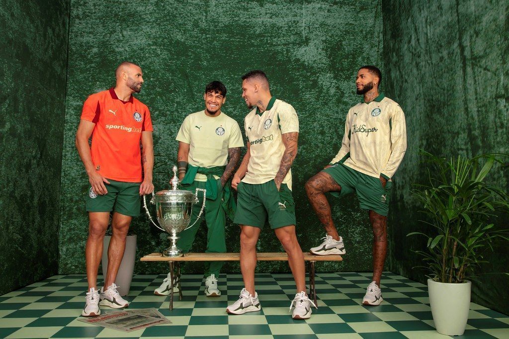 Uniformes novos do Palmeiras