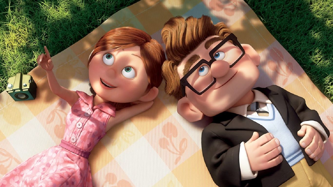 Carl e Ellie, de "Up Altas Aventuras" (2009) • Divulgação/Disney