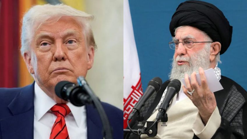Presidente dos Estados Unidos, Donald Trump e líder supremo do Irã, Ali Khamenei • imagens: REUTERS