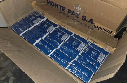 Carga de cigarro apreendida em operação na Bahia