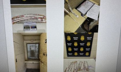 Material encontrado com a advogada