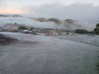 Frente fria: Serra Gaúcha amanhece com geada e temperatura negativa