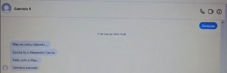 Em mensagens trocadas com o advogado Eduardo Kuntz, em março de 2024, Cid admite ter conversado com Veja • Reprodução