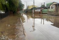 Chuvas no RS: Água sobe e invade ruas da Região das Ilhas, em Porto Alegre