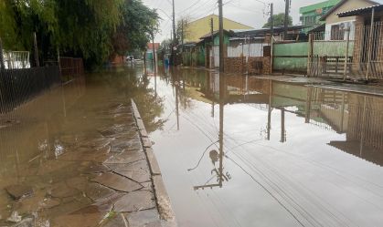 Chuvas no RS: Água sobe e invade ruas da Região das Ilhas, em Porto Alegre