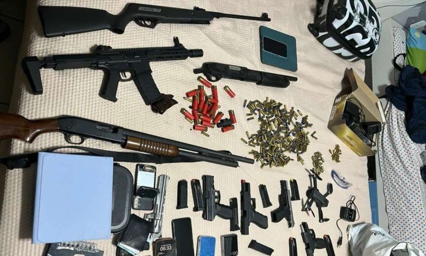 Armas e munições apreendidas em operação da Polícia Civil • Polícia Civil do Ceará