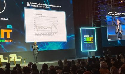 Paul Krugman, economista vencedor do Prêmio Nobel de Economia, fala no Anbima Summit 2025