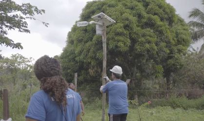 Comunidades quilombolas do Marajó recebem postes com iluminação sustentável