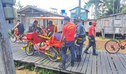 Vídeo: bicicletas como viatura e ambulância surpreendem no Pará