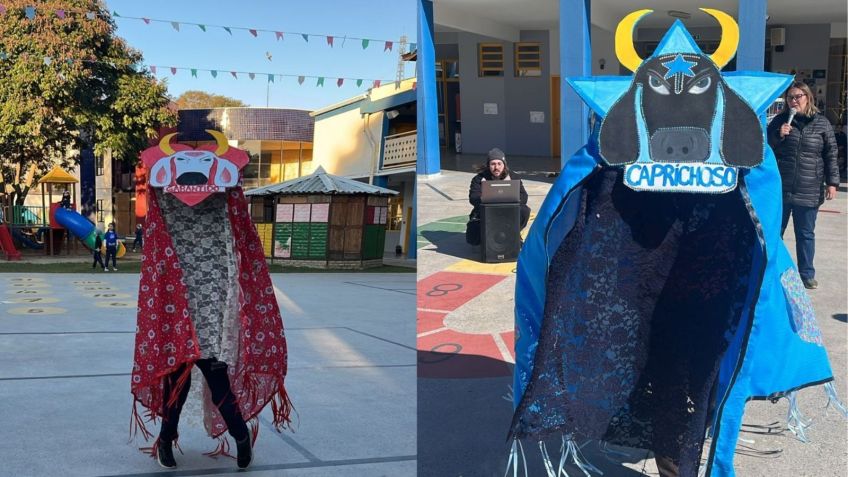 Estudantes de Curitiba homenageiam bois em festa junina • Reprodução