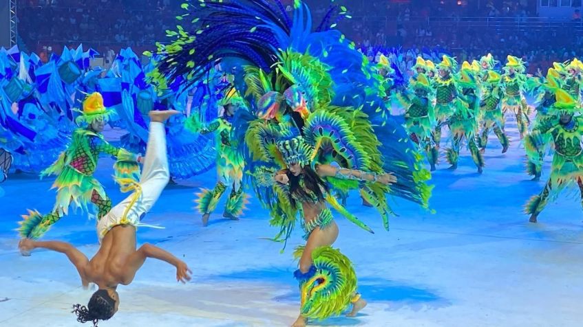 Cleise Simas, rainha do folclore do Boi Caprichoso • Felipe Andrade/CNN