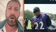Recorde que vale filme: Adam Sandler faz aposta inusitada com astro da NFL