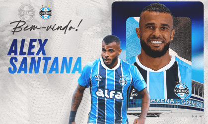 Grêmio anuncia contratação de Alex Santana, do Corinthians