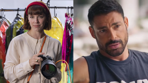 Alice Wegmann falou sobre sua relação com o colega de elenco em "Vale Tudo", Cauã Reymond que recentemente se envolveu em polêmicas de bastidores