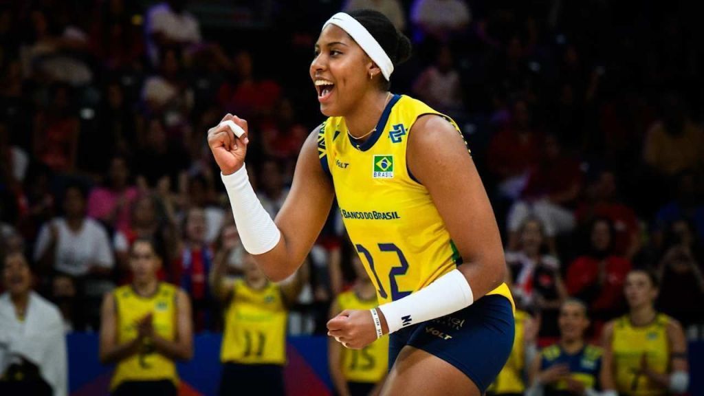 Ana Cristina, jogadora de vôlei da Seleção Brasileira