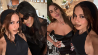 Após infecção, Anitta aparece ao lado de Naomi Campbell e Sofia Vergara