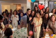 Flora Gil celebra 65 anos ao lado de família e amigos famosos; veja