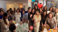 Flora Gil celebra 65 anos ao lado de família e amigos famosos; veja
