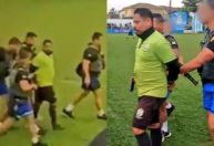 Árbitro é preso durante partida de futebol de várzea no Guarujá; veja vídeo