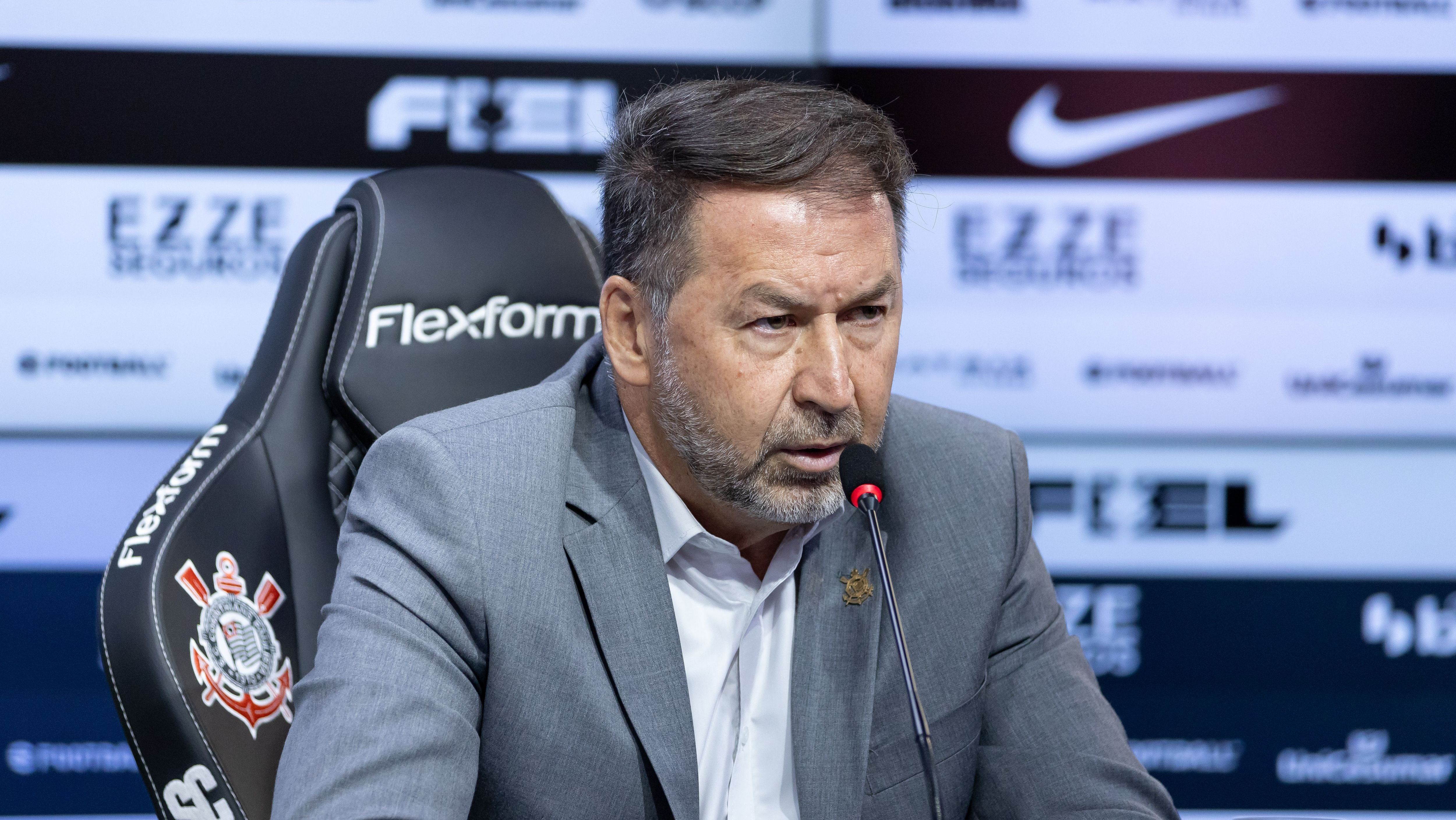 Augusto Melo, presidente afastado do Corinthians