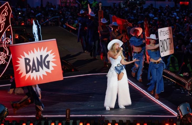 Beyoncé na turnê "Cowboy Carter" • Divulgação/Beyoncé