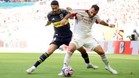 Lance de Boca Juniors x Benfica pela Copa do Mundo de Clubes