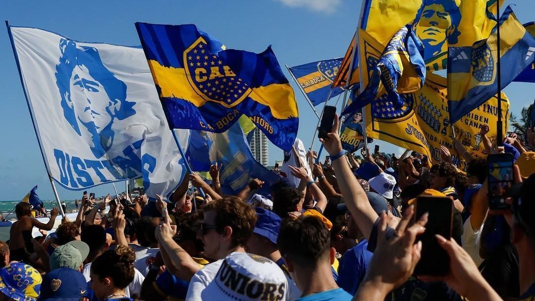 Torcida do Boca Juniors faz festa em Miami
