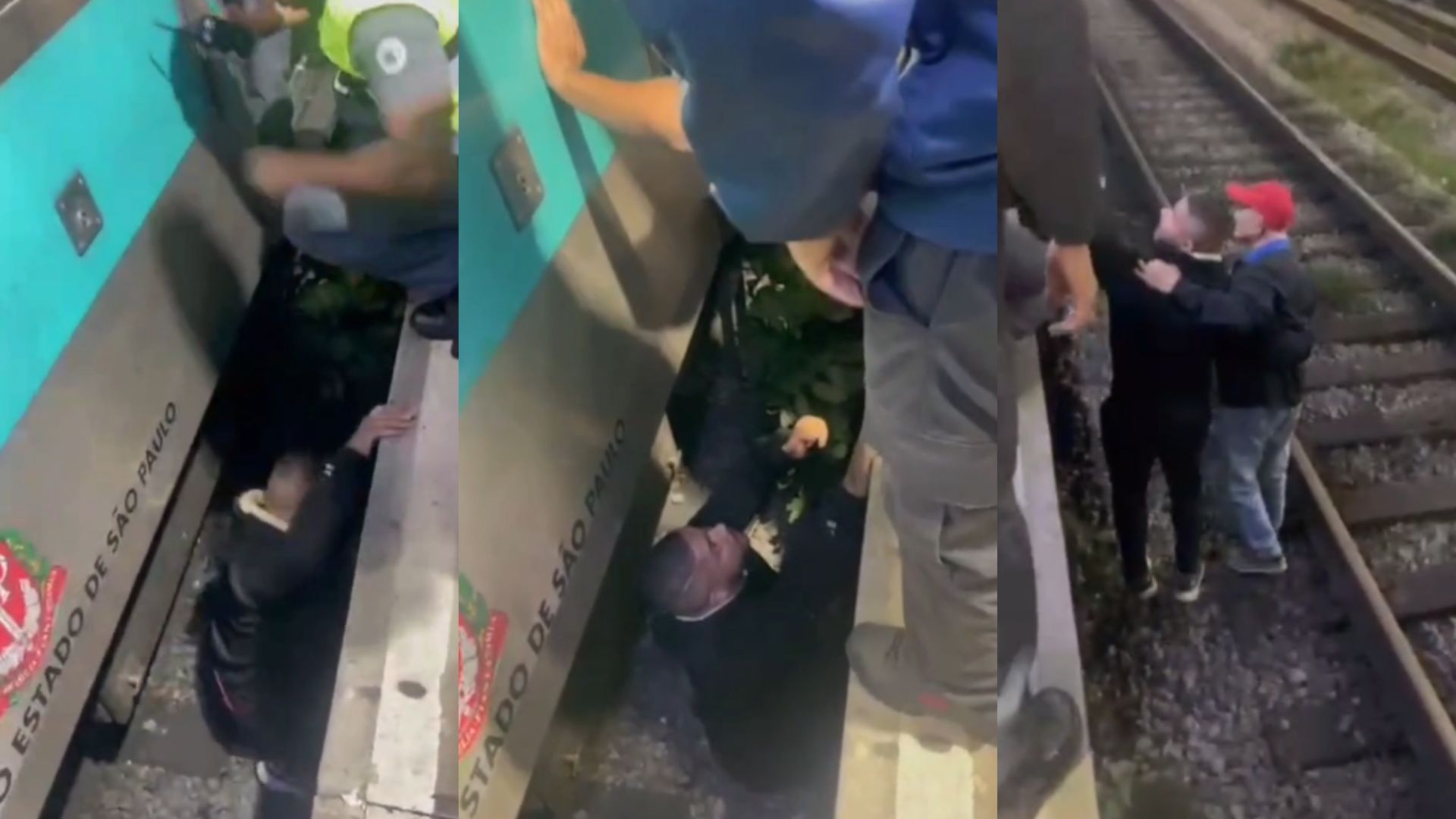 Passageiro sofre mal súbito e cai em vão de plataforma de trem em SP