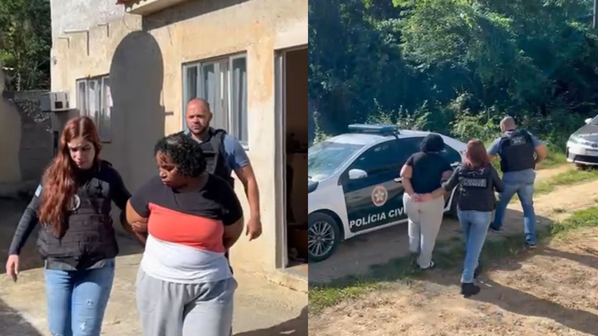 CUIDADORA PRESA MORTE FILHO PATROA