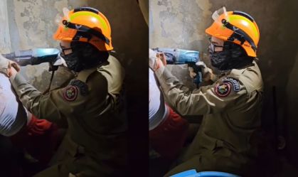 Vídeo: detento fica preso em buraco ao tentar fugir de penitenciária no AC