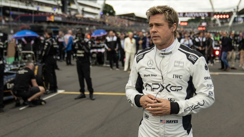 Brad Pitt em "F1" • Divulgação