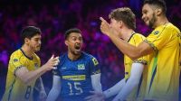 Brasil vence Itália no tie-break e segue líder da Liga das Nações de Vôlei