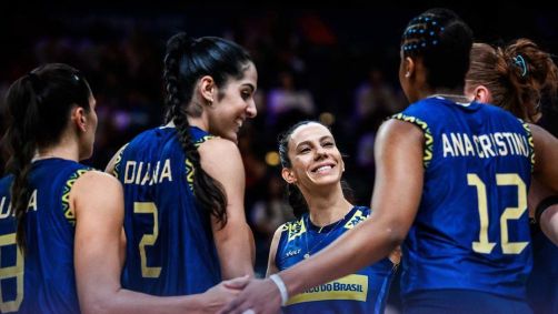 Brasil venceu a terceira partida seguida da segunda semana da Liga das Nações Feminina