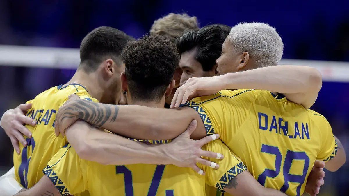 O Brasil venceu o Irã na estreia da Liga das Nações de Vôlei
