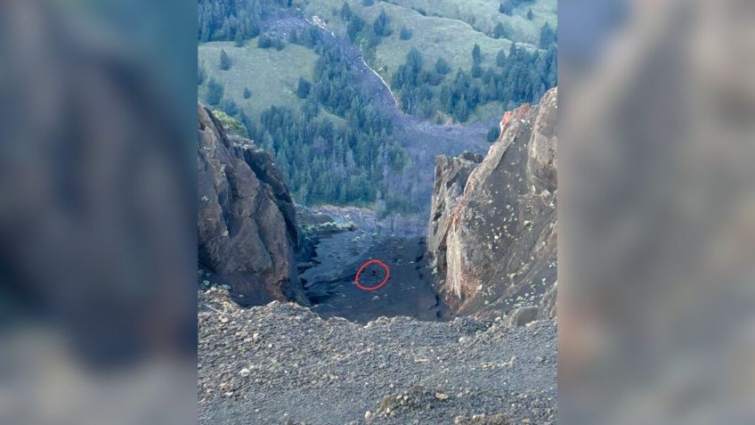 Imagens feitas por turistas registraram a situação de Juliana • Arquivo pessoal